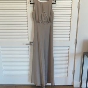 Beckett satin dress by BHLDN. Only worn once and has been dry cleaned.